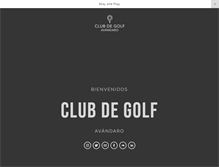 Tablet Screenshot of clubdegolfavandaro.com.mx